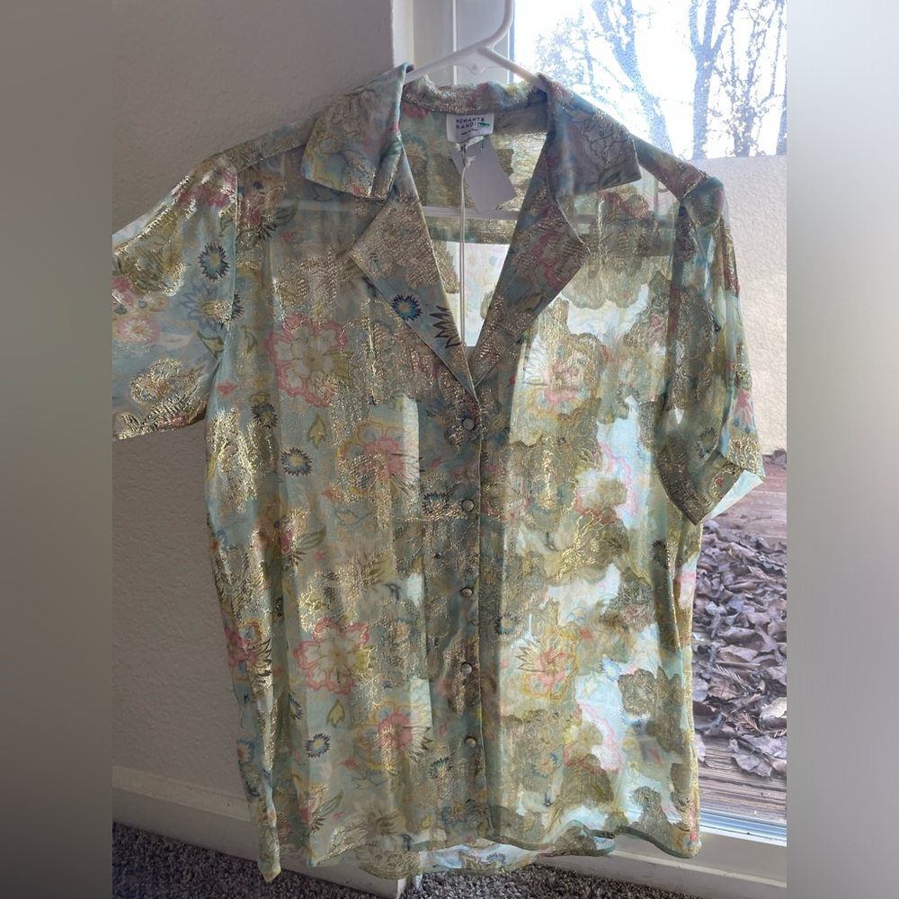 Brand New Hemant & Nandita Button-Up with tags